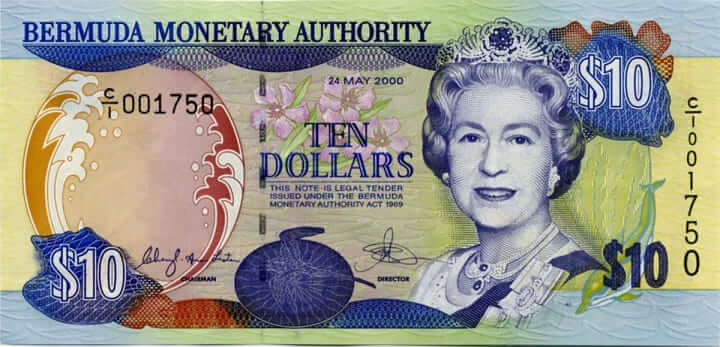 Bermudian Dollar - one of the strongest currencies in the world