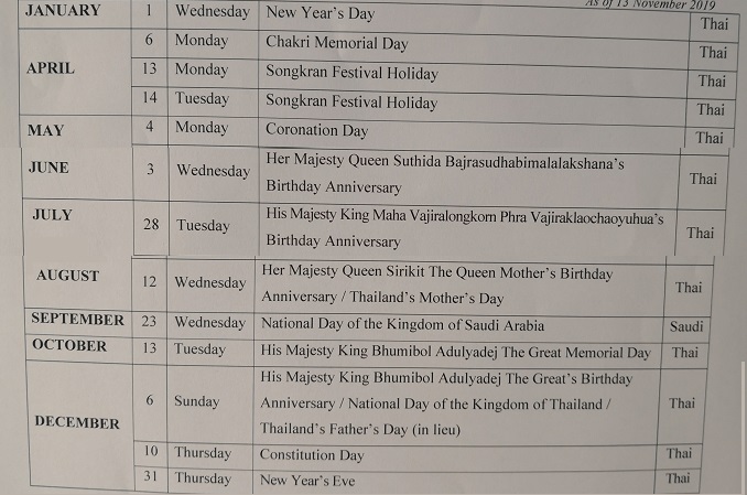 thailand visit visa from saudi arabia