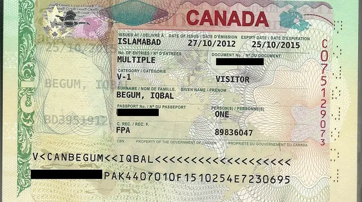 canada visit visa from saudi arabia for pakistani