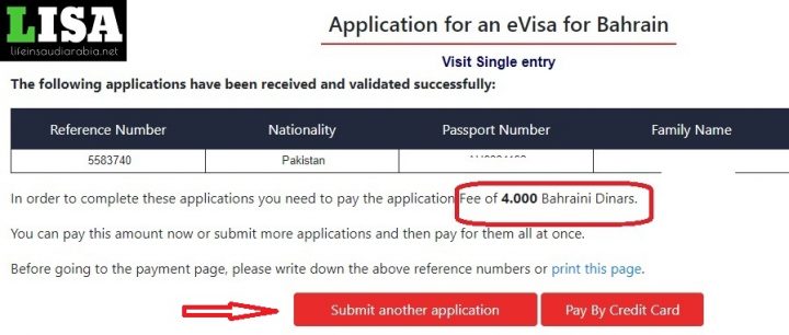 bahrain visit visa from saudi arabia