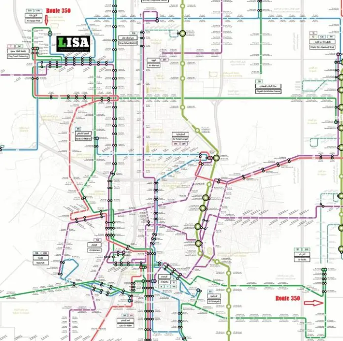 Riyadh Metro City Bus Routes - 2023 - Life in Saudi Arabia